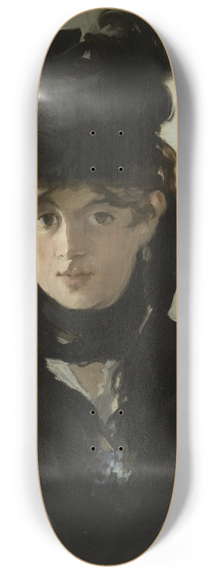 douard Manet - Berthe Morisot With A Bouquet Of Violets 8.25 inch art skate deck