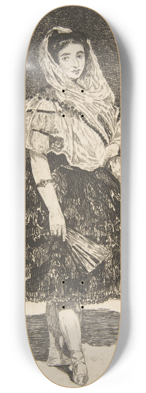 douard Manet - Lola de Valence 8.25 inch art skate deck