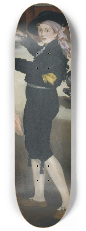 douard Manet - Mademoiselle V. . . in the Costume of an Espada 8.25 inch art skate deck