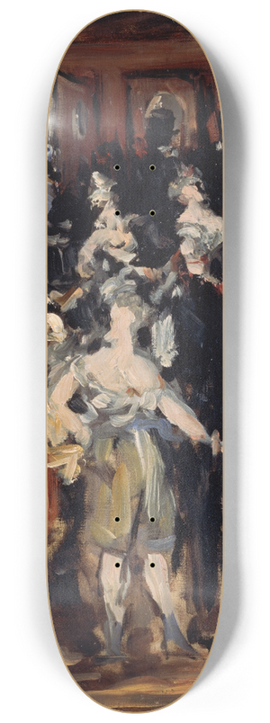 douard Manet - Masked Ball at the Opera 8.25 inch art skate deck