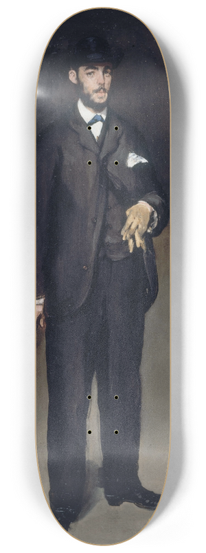 douard Manet - Portrait de Thodore Duret 8.25 inch art skate deck douard Manet - Portrait de Thodore Duret 8.25 inch art skate deck