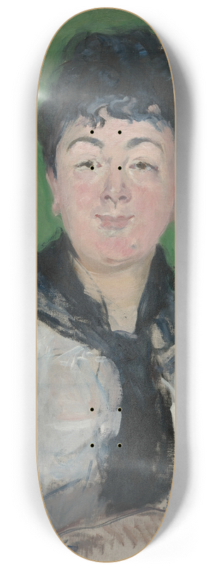 douard Manet - Portrait of a Woman with a Black Fichu 8.25 inch art skate deck