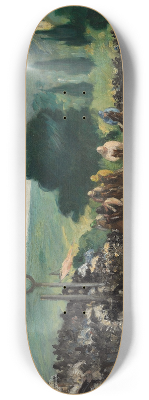 douard Manet - The Races at Longchamp 8.25 inch art skate deck douard Manet - The Races at Longchamp 8.25 inch art skate deck