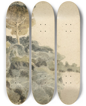 Triptych art skateboard deck of Peter Dewint Study Of Burdocks by Peter Dewint (1784-1849) Triptych art skateboard deck of Peter Dewint Study Of Burdocks by Peter Dewint (1784-1849)