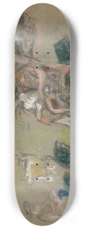 douard Vuillard - Madame Henri Kapferer et ses enfants 8.25 inch art skate deck