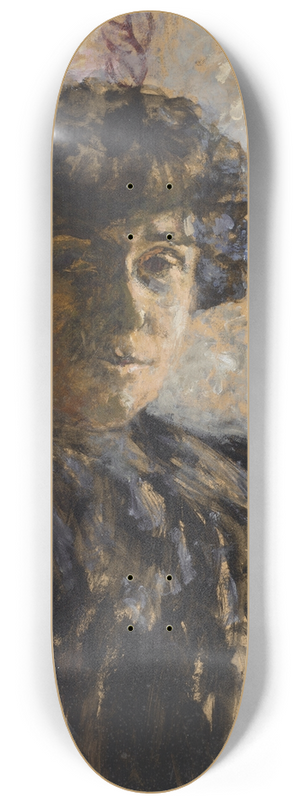 douard Vuillard - Madame Hessel en robe noir 8.25 inch art skate deck