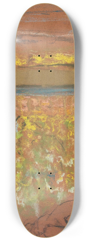 douard Vuillard - The Balcony At The Closerie Des Gents, Vaucresson 8.25 inch art skate deck