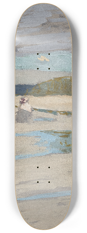 douard Vuillard - The Beach at Saint-Jacut 8.25 inch art skate deck