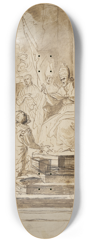 Agostino Masucci - The canonisation of St Ignatius of Loyola 8.25 inch art skate deck