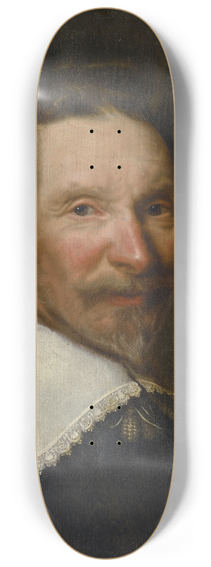 Abraham de Vries - Portrait of a Man 8.25 inch art skate deck Abraham de Vries - Portrait of a Man 8.25 inch art skate deck