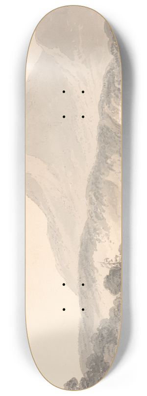 Dr. Thomas Monro - The Edge of the Lake 8.25 inch art skate deck