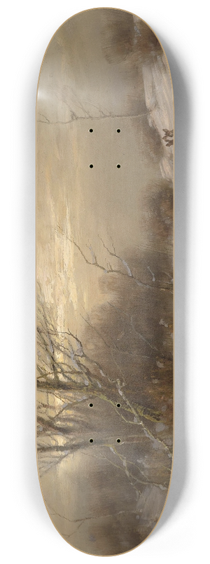 Dsir Thomassin - Rehe in Winterlandschaft 8.25 inch art skate deck