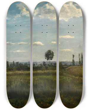 Triptych art skateboard deck of Charles Franois Daubigny Paysage by Charles Francois Daubigny (1817-1878) Triptych art skateboard deck of Charles Franois Daubigny Paysage by Charles Francois Daubigny (1817-1878)