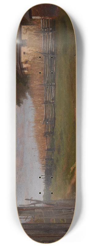 Eastman Johnson - Mount Vernon in 1857 8.25 inch art skate deck Eastman Johnson - Mount Vernon in 1857 8.25 inch art skate deck