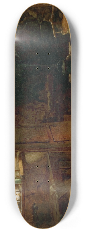 Eastman Johnson - New England Kitchen 8.25 inch art skate deck Eastman Johnson - New England Kitchen 8.25 inch art skate deck