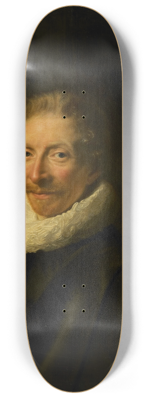Abraham de Vries - Portrait of David de Moor 8.25 inch art skate deck Abraham de Vries - Portrait of David de Moor 8.25 inch art skate deck