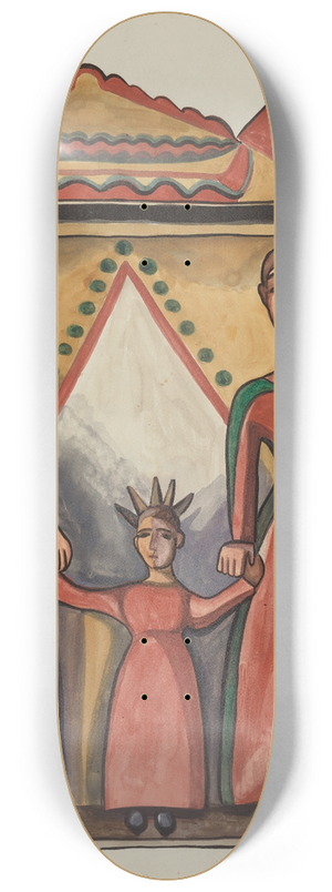 E. Boyd - Bulto  Holy Family 8.25 inch art skate deck