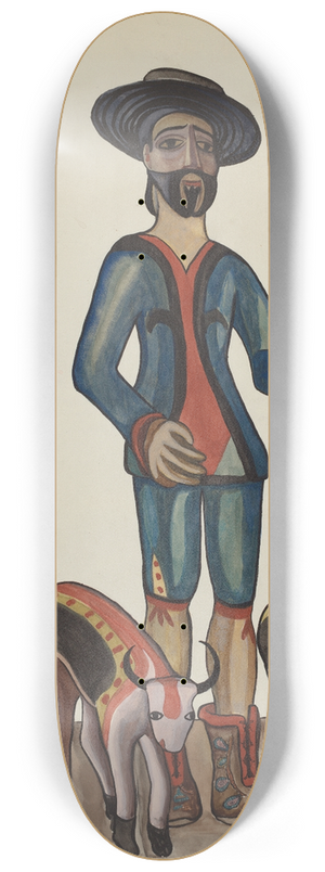 E. Boyd - Bulto of San Ysidro 8.25 inch art skate deck