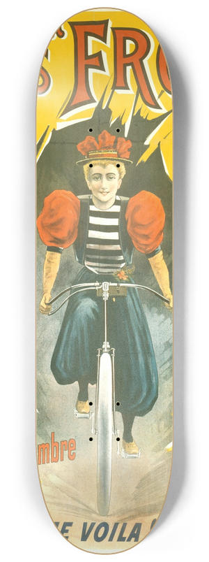 E Clouet - Cycles Frost 8.25 inch art skate deck