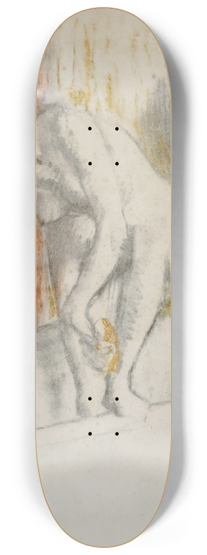 Edgar Degas - Aprs le bain 8.25 inch art skate deck