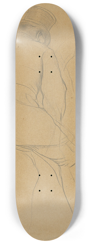 Edgar Degas - Cavalier 8.25 inch art skate deck