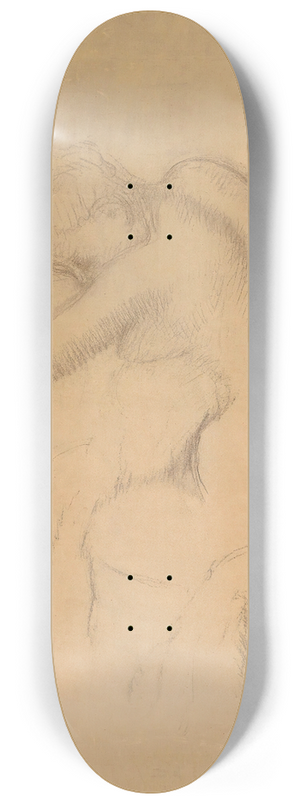 Edgar Degas - Femme Nue Assise 8.25 inch art skate deck