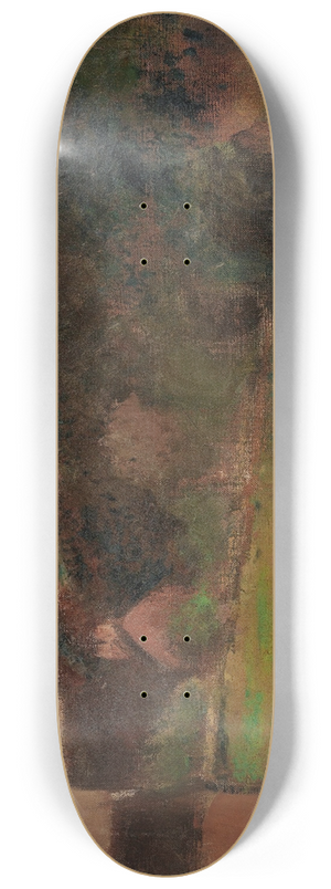Edgar Degas - Maisons Au Pied Dune Falaise 8.25 inch art skate deck