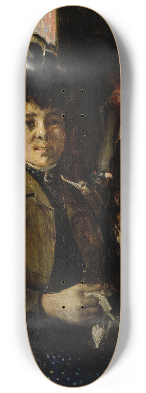 Akseli Gallen-Kallela - Countess Berthe De Vallombreuse 8.25 inch art skate deck