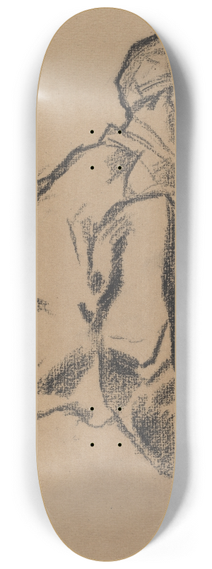 Edgar Degas - Study of a Jockey 8.25 inch art skate deck