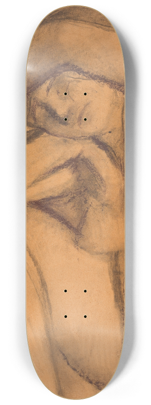 Edgar Degas - Study of the nude 8.25 inch art skate deck