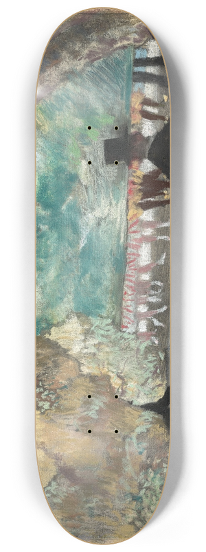Edgar Degas - The Curtain 8.25 inch art skate deck
