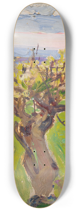 Akseli Gallen-Kallela - Dwarf Tree in the Desert 8.25 inch art skate deck