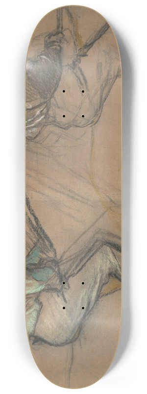 Edgar Degas - Two Studies of a Jockey 8.25 inch art skate deck