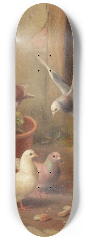 Edgar Hunt - Feeding time 8.25 inch art skate deck