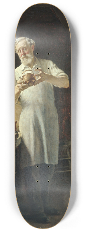 Edgar Melville Ward - The Coppersmith 8.25 inch art skate deck