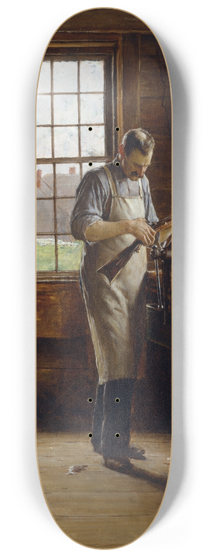 Edgar Melville Ward - The Gunsmith Shop 8.25 inch art skate deck