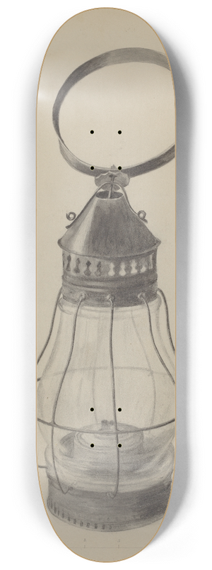 Edith Magnette - Lantern 8.25 inch art skate deck