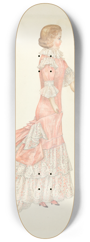 Edith Towner - Doll  Carrie 8.25 inch art skate deck