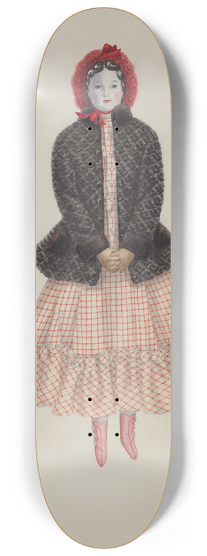 Edith Towner - Doll  Flora Richardson 8.25 inch art skate deck