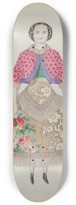 Edith Towner - Doll  Hattie 8.25 inch art skate deck