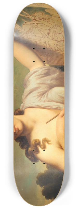 Edmond Collignon - Allgorie de la Peinture. 8.25 inch art skate deck