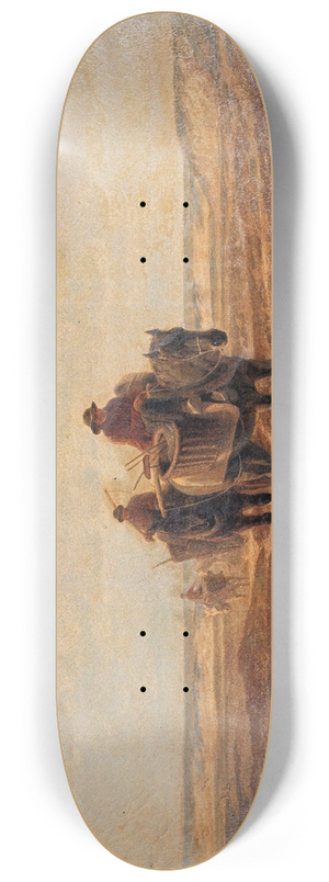 Edmond de Pratere - Garnaalvissers 8.25 inch art skate deck