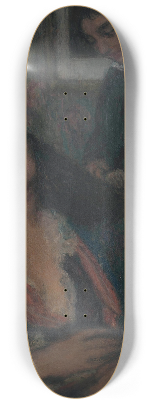 Edmond Francois Aman-Jean - La coiffure 8.25 inch art skate deck Edmond Francois Aman-Jean - La coiffure 8.25 inch art skate deck
