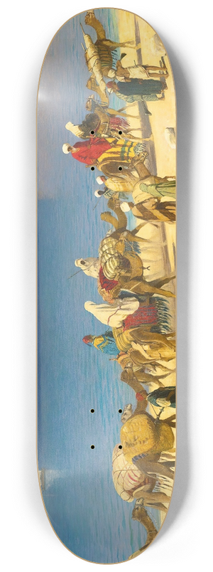 Edmund Berninger - Caravan Along The Coast 8.25 inch art skate deck