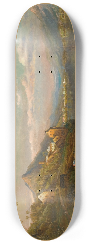 Edmund Darch Lewis - A View of Cuba 8.25 inch art skate deck