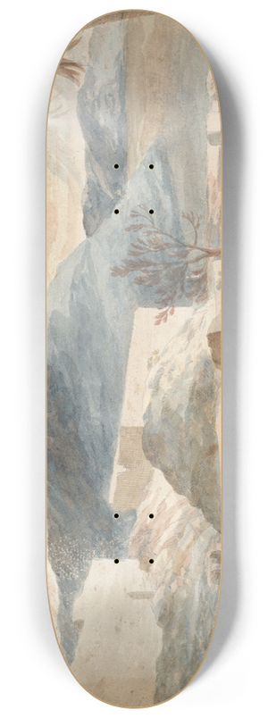 Abraham Genoels II - ArcadianLandscape 8.25 inch art skate deck