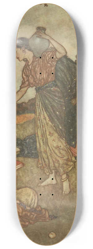 Edmund Dulac - And in your joyous errand reach the spot 8.25 inch art skate deck Edmund Dulac - And in your joyous errand reach the spot 8.25 inch art skate deck