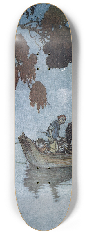 Edmund Dulac - The Nightingale Pl 1 8.25 inch art skate deck