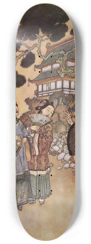 Edmund Dulac - The Nightingale Pl 3 8.25 inch art skate deck