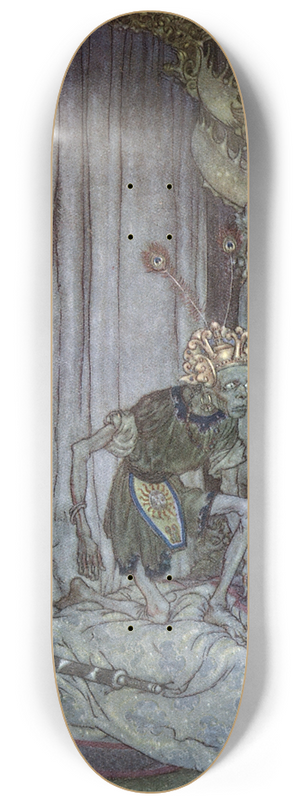 Edmund Dulac - The Nightingale Pl 5 8.25 inch art skate deck